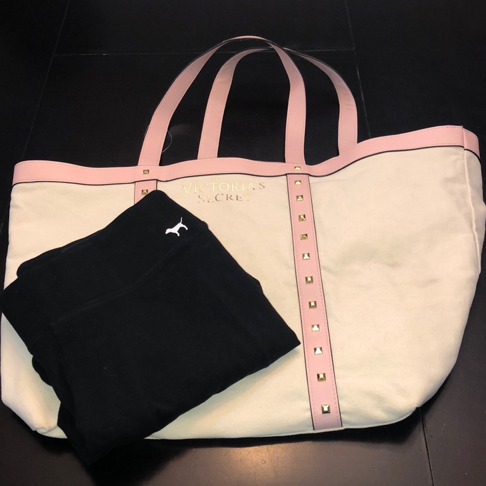 Victoria’s Secret Tote w/ Free PINK Leggings